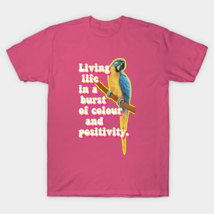 Living Life - Low Poly Macaw T-Shirt